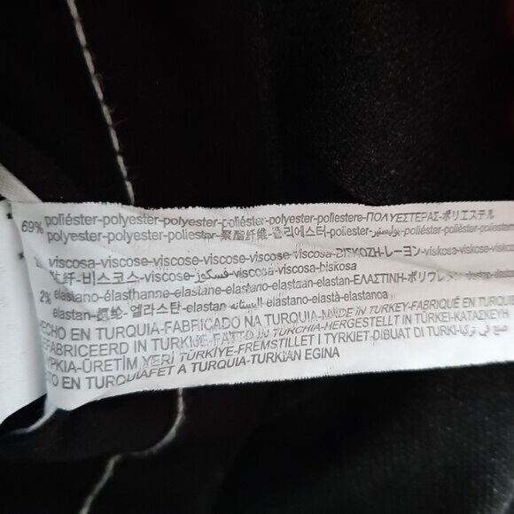 ZARA Slim Fit Cuffed Modern Dress Pants Trousers Gray Men's Sz 34 - Picture 13 of 15